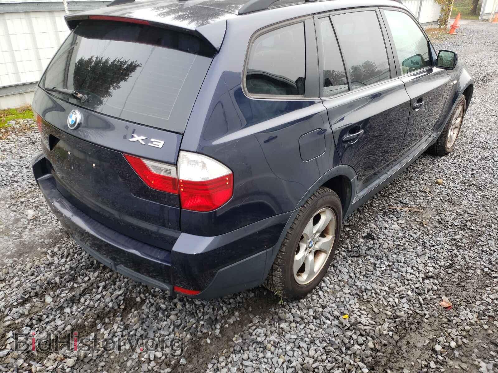 2007 BMW X3 - VIN: WBXPC93477WF28348 - Фото 4