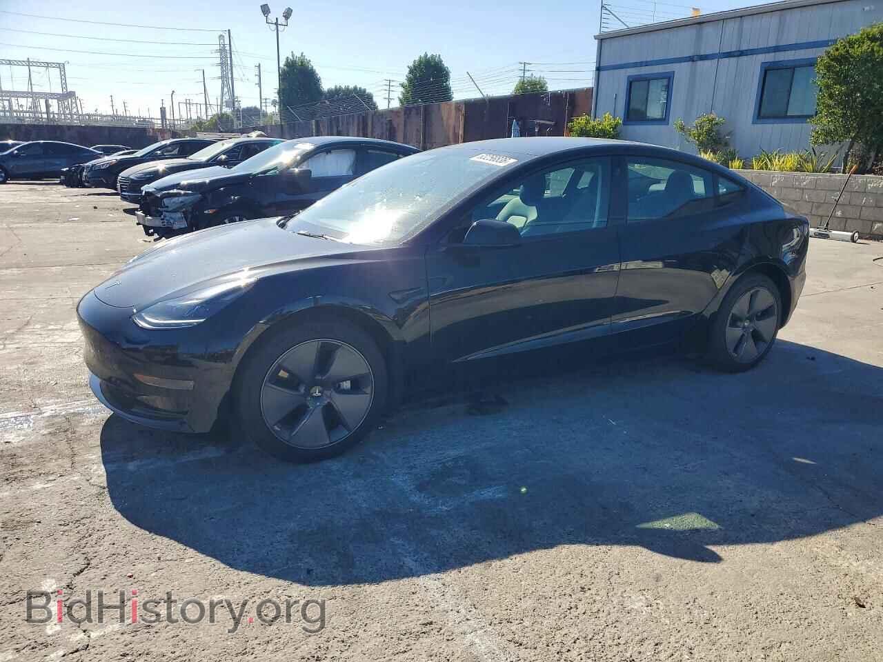 Photo 5YJ3E1EA9NF123732 - TESLA MODEL 3 2022