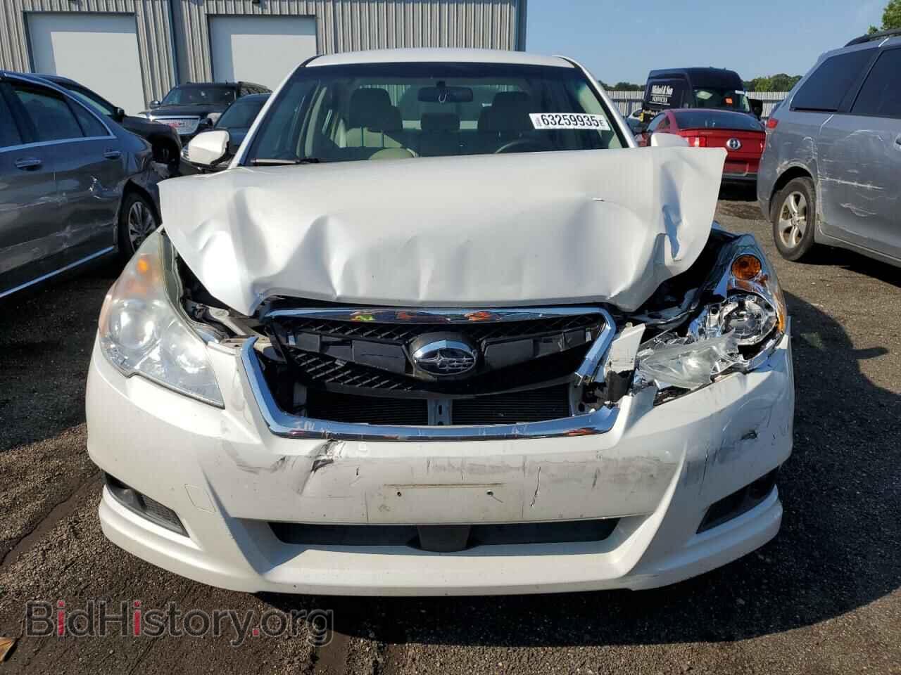 2012 SUBARU LEGACY - VIN: 4S3BMBA68C3019541 - Фото 5