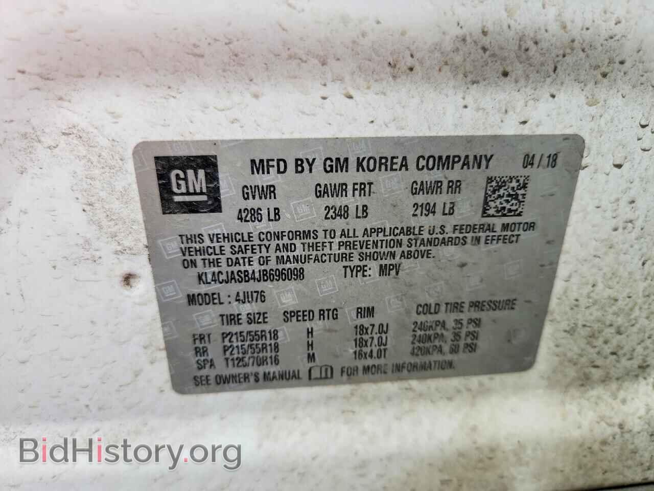 2018 BUICK ENCORE - VIN: KL4CJASB4JB696098 - Photo 24