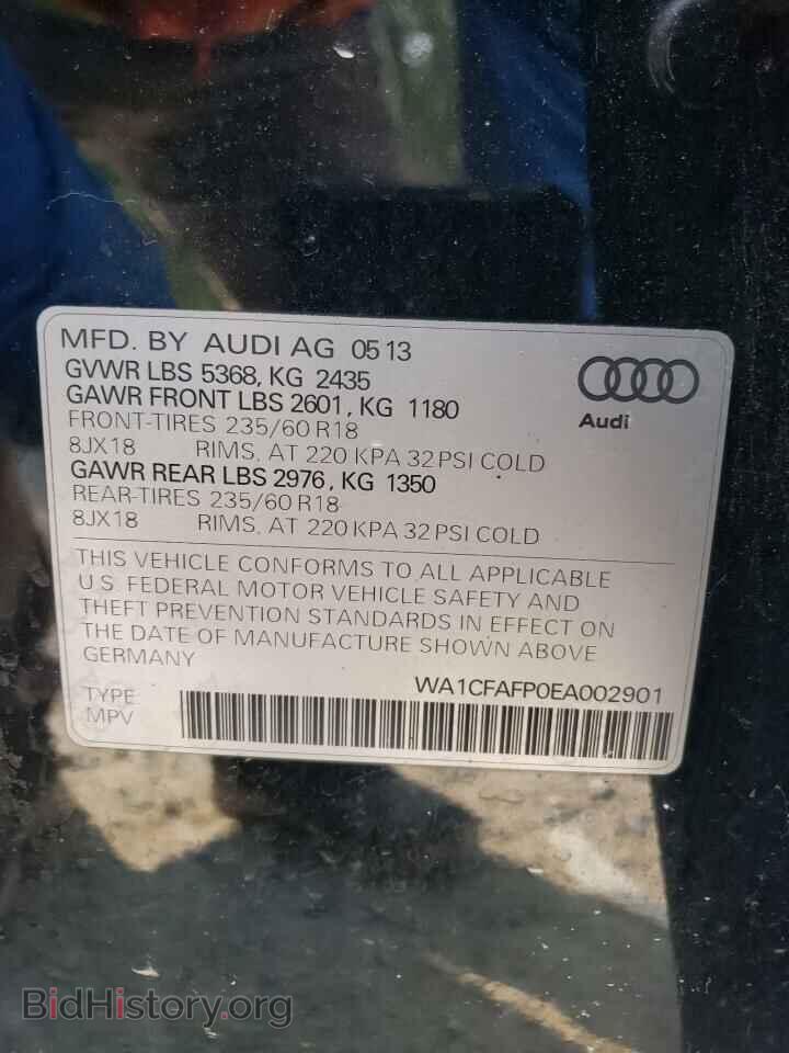 2014 AUDI Q5 - VIN: WA1CFAFP0EA002901 - Фото 13