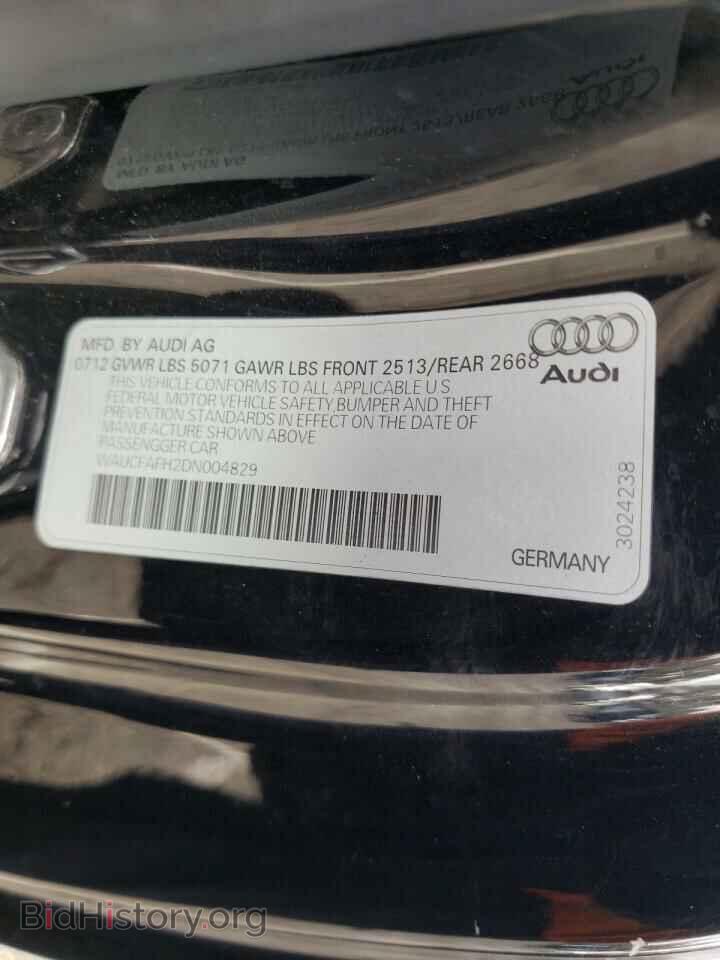 2013 AUDI A5 - VIN: WAUCFAFH2DN004829 - Фото 10