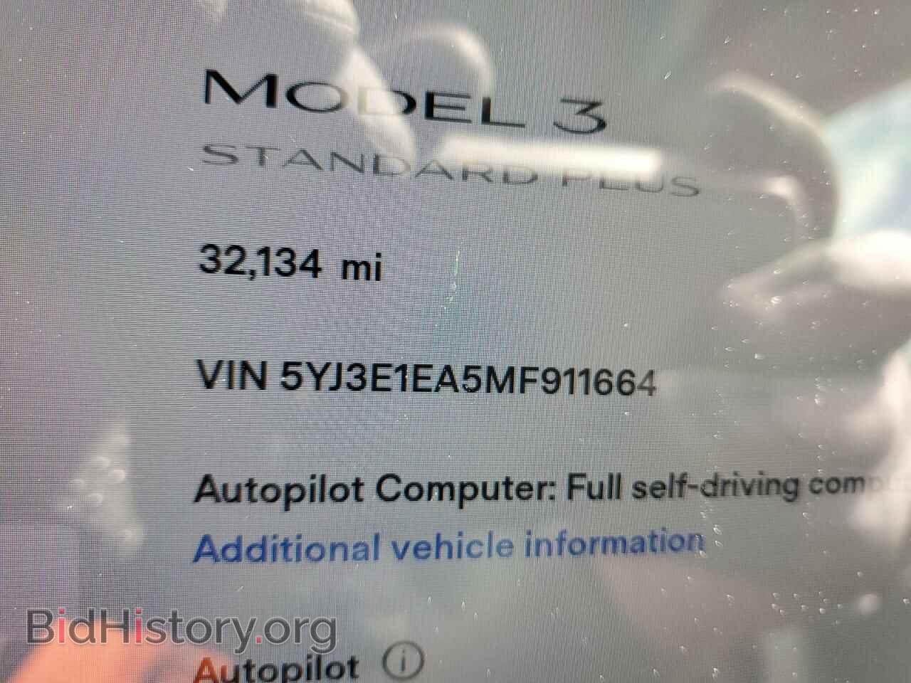 2021 TESLA MODEL 3 - VIN: 5YJ3E1EA5MF911664 - Photo 8