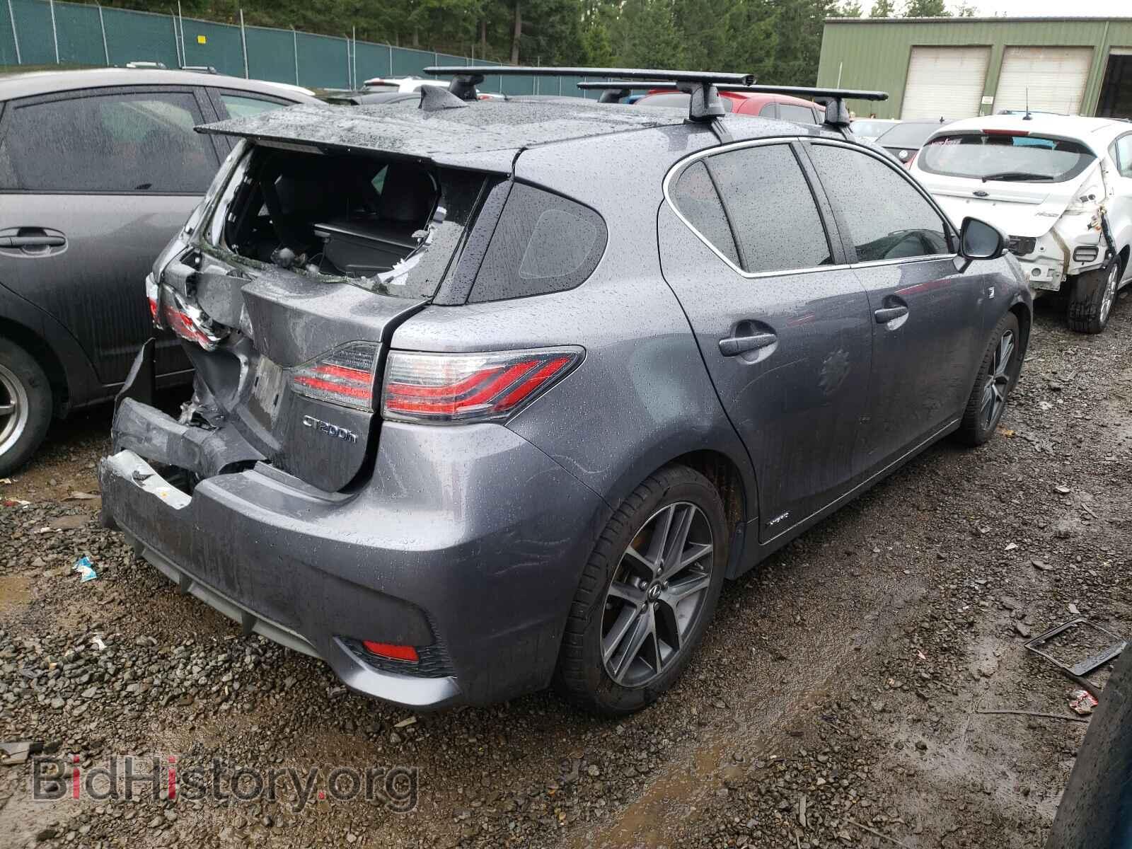 2014 LEXUS CT 200 - VIN: JTHKD5BH7E2177300 - Фото 4