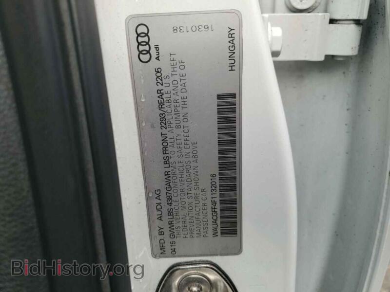 2015 Audi A3 (VIN WAUACGFF4F1132016) — фото 12 из 12