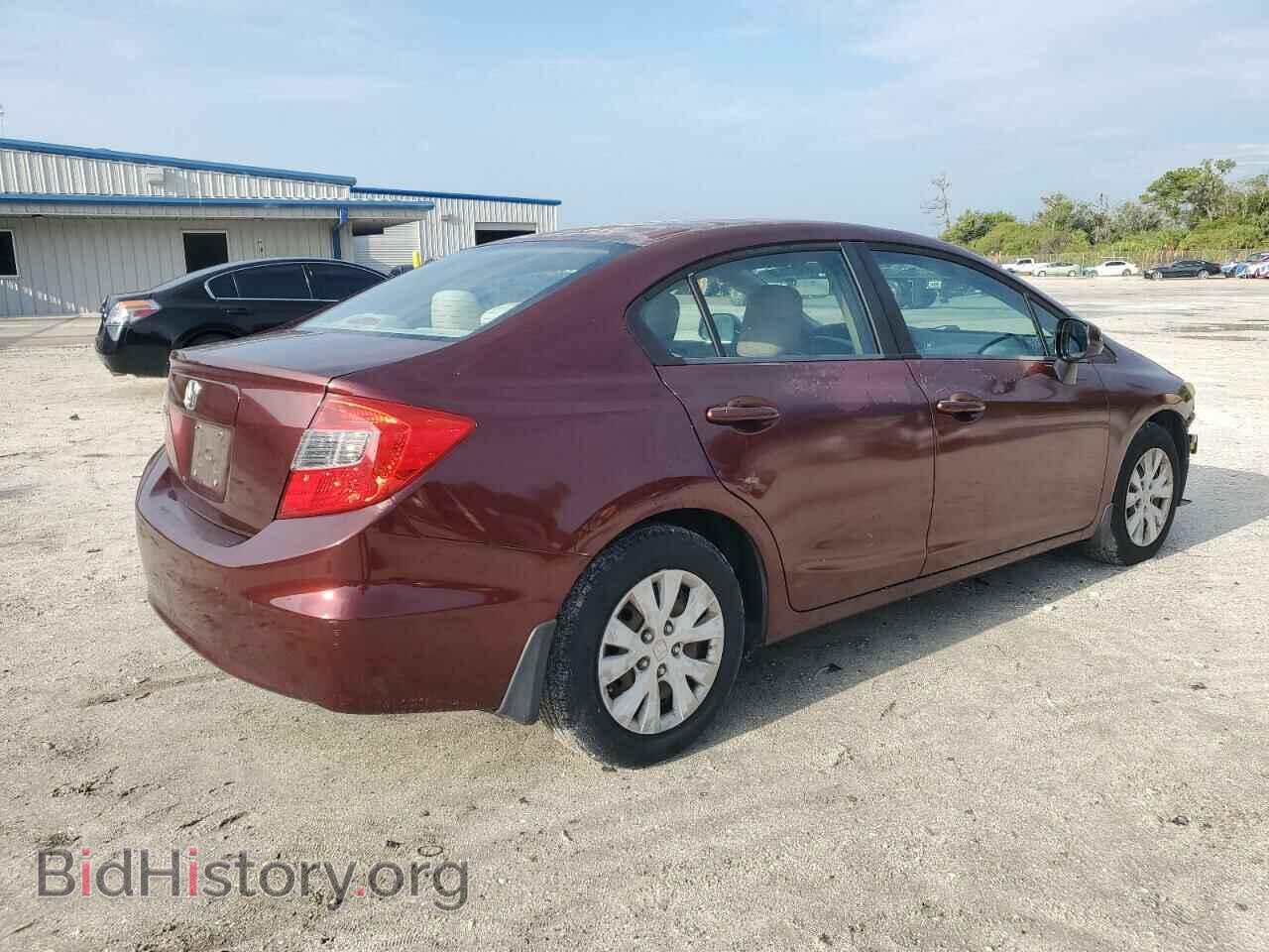 2012 HONDA CIVIC - VIN: 19XFB2F54CE095242 - Фото 3