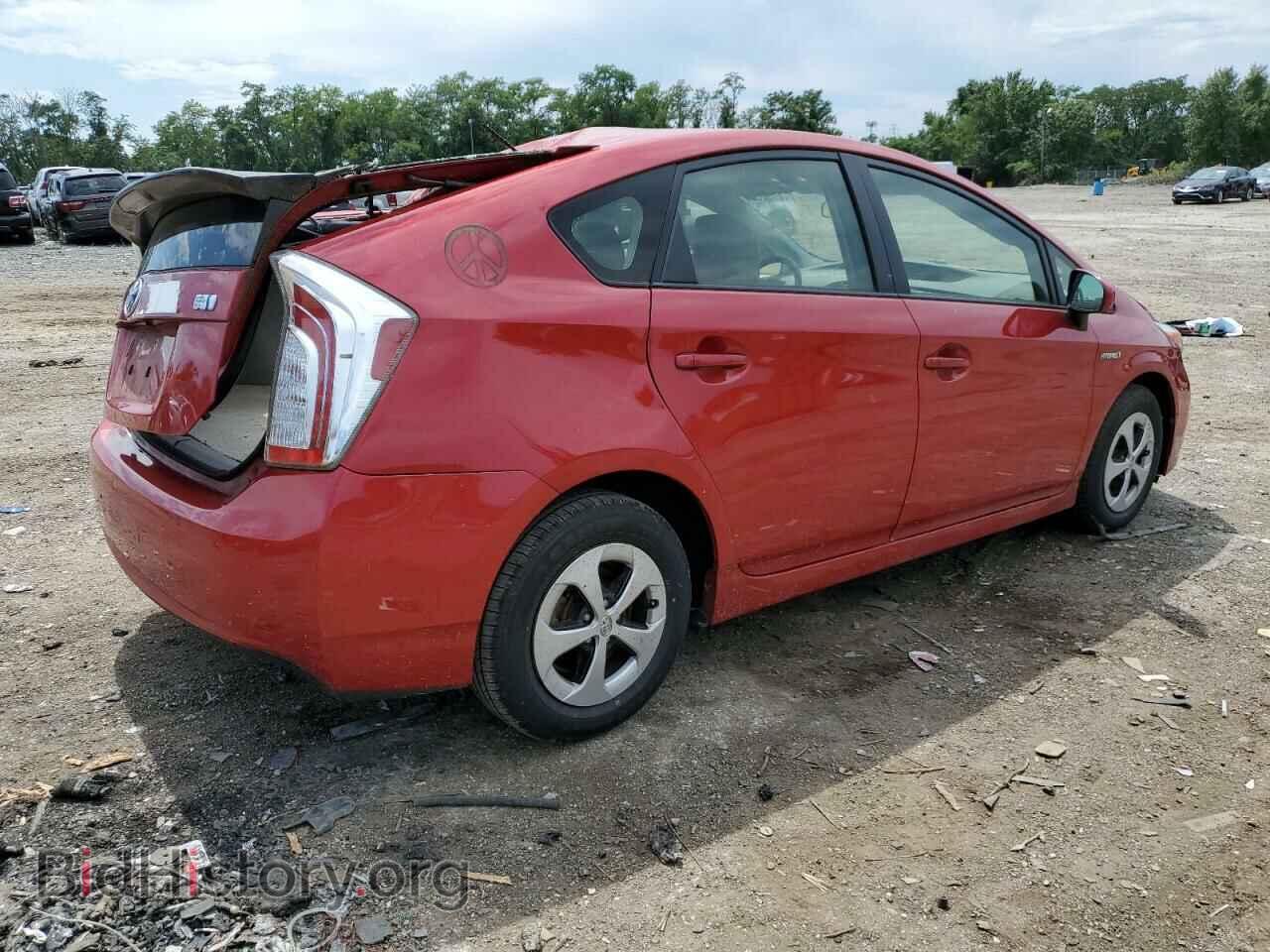 2014 TOYOTA PRIUS - VIN: JTDKN3DU4E0391394 - Фото 3