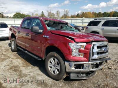 2017 Ford F-150 F150 Super, красный — VIN 1FTEW1EG8HFC31754, Copart