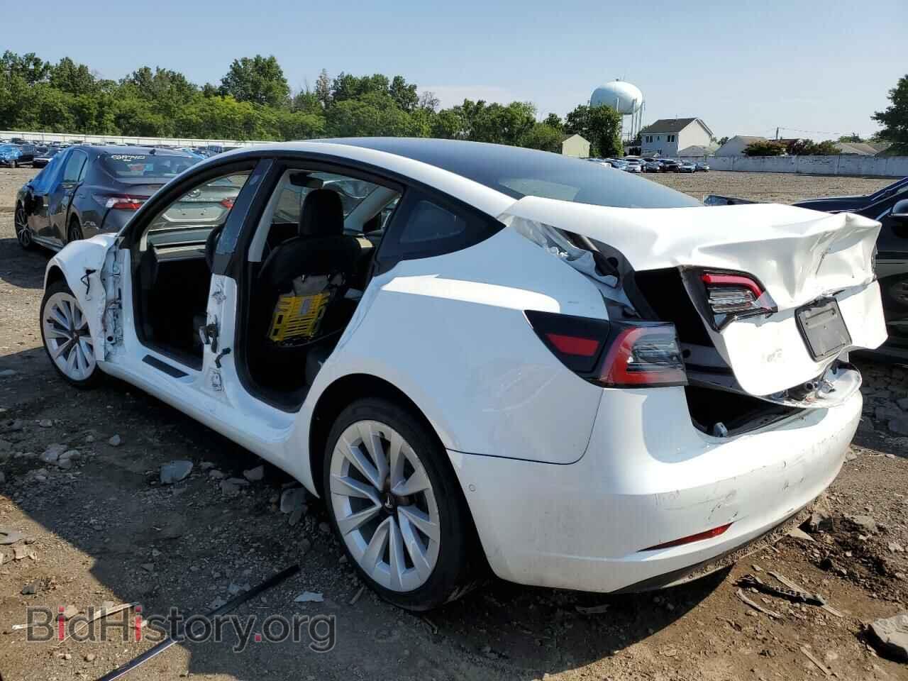 2022 TESLA MODEL 3 - VIN: 5YJ3E1EA0NF184936 - Фото 2