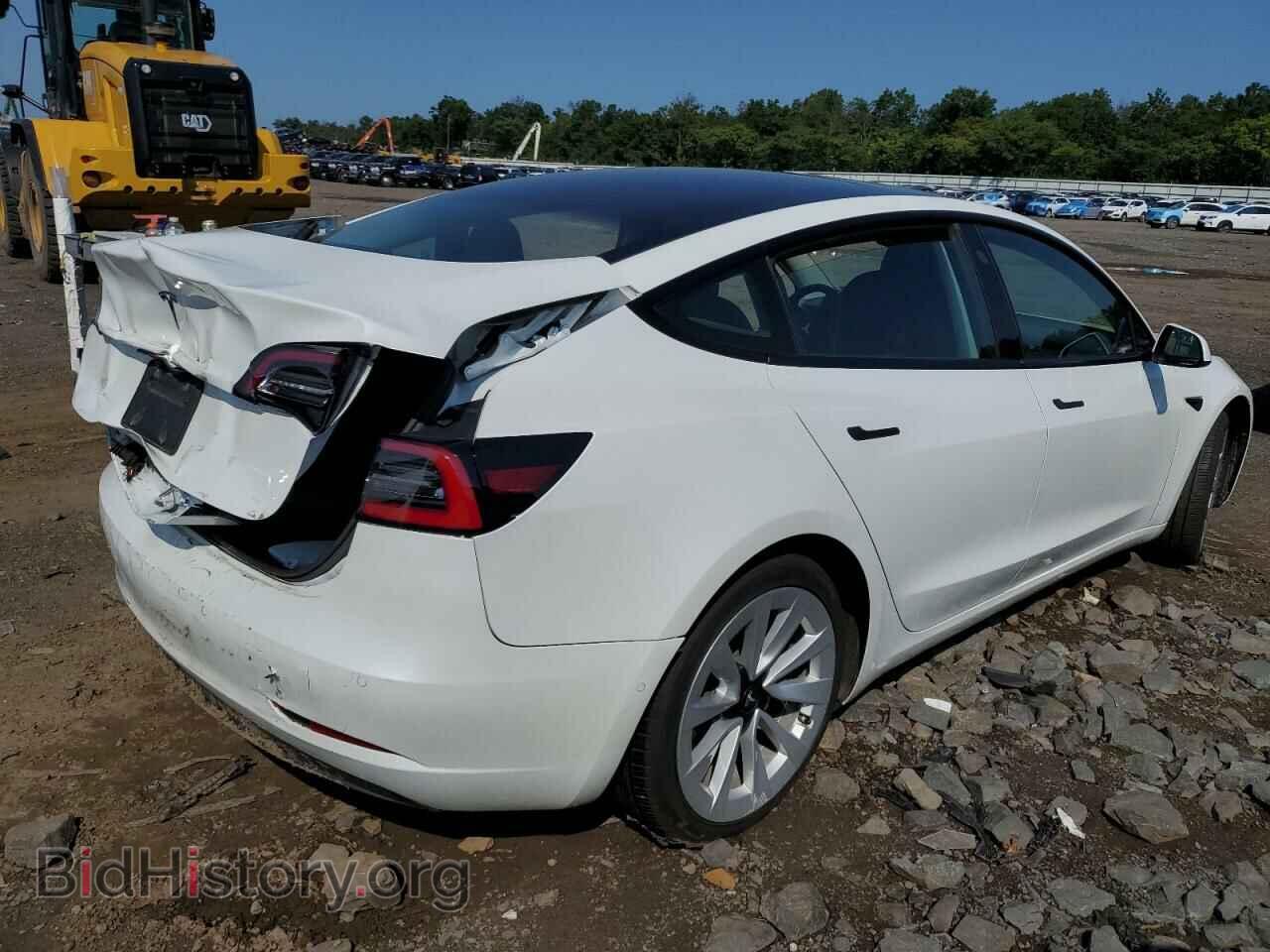 2022 TESLA MODEL 3 - VIN: 5YJ3E1EA0NF184936 - Фото 3