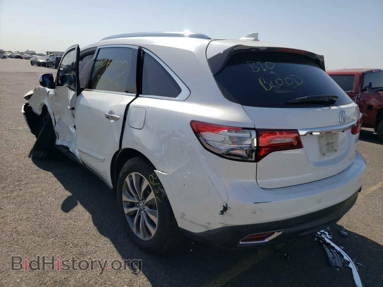 2014 ACURA MDX - VIN: 5FRYD4H47EB014510 - Фото 3