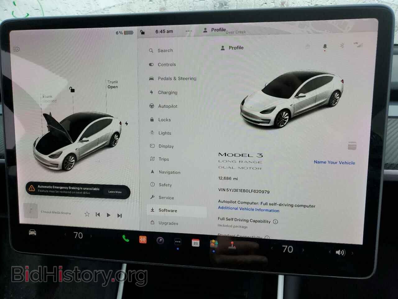 2020 TESLA MODEL 3 - VIN: 5YJ3E1EB0LF620979 - Фото 9