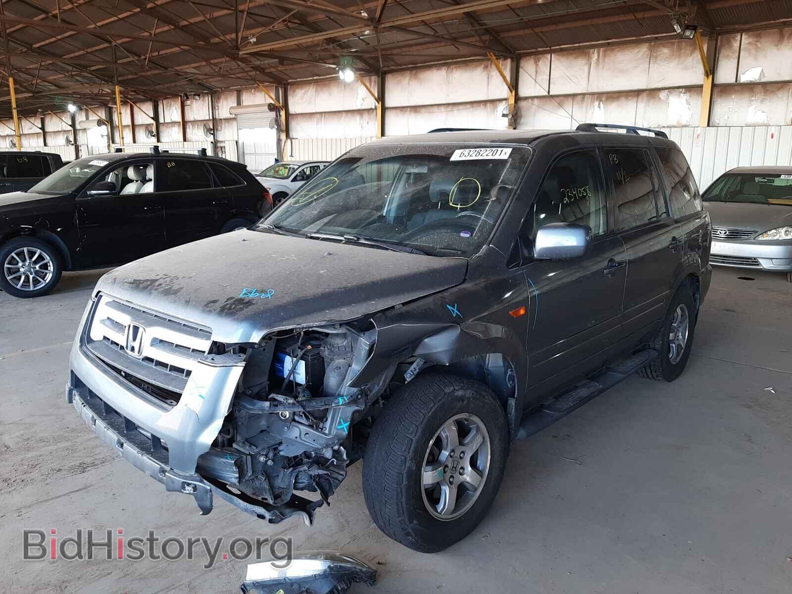 2007 HONDA PILOT - VIN: 2HKYF18747H506694 - Фото 2