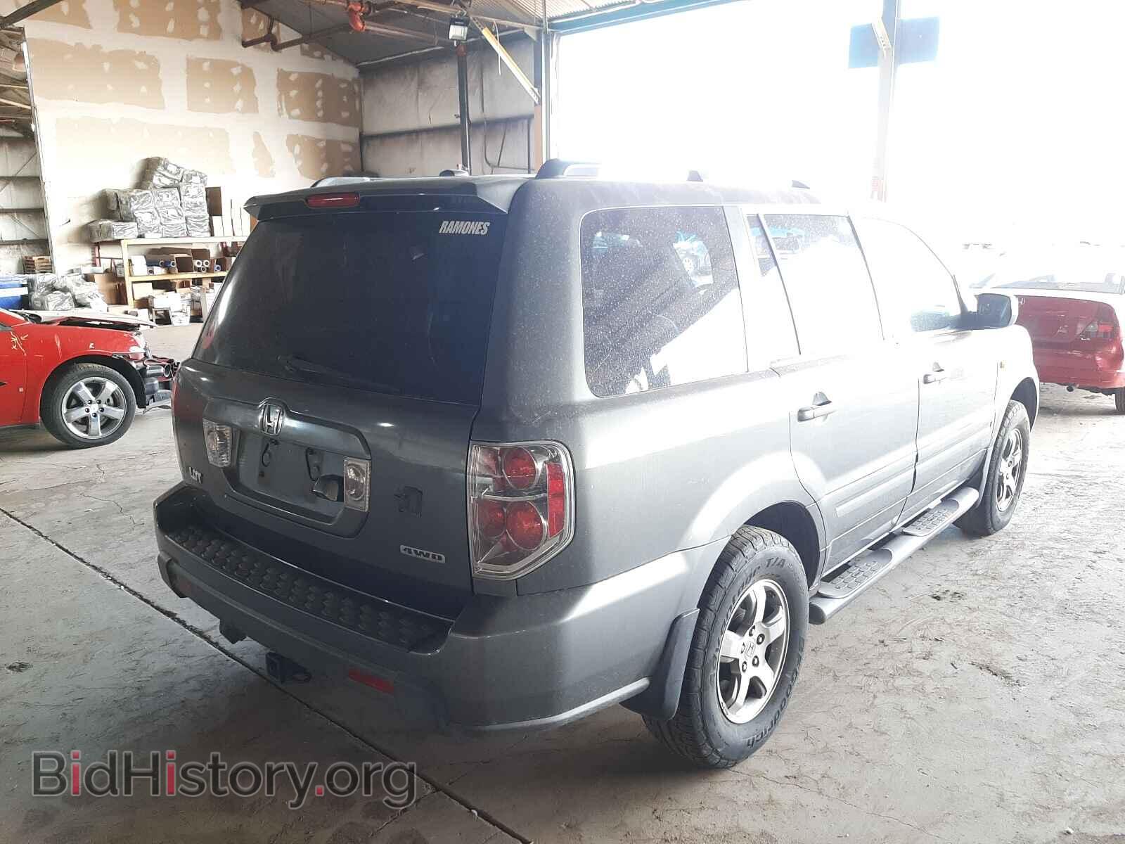 2007 HONDA PILOT - VIN: 2HKYF18747H506694 - Фото 4