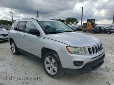 2012 Jeep COMPASS Compass LA, silver — VIN 1C4NJCEB7CD662542, Copart