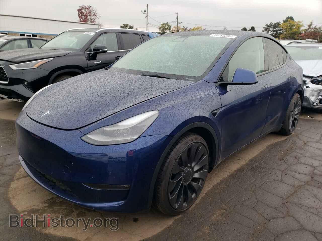 2022 TESLA MODEL Y - VIN: 7SAYGDEFXNF373254 - Фото 2