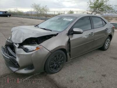 2017 Toyota COROLLA L, серый — VIN 2T1BURHE7HC859461, Copart