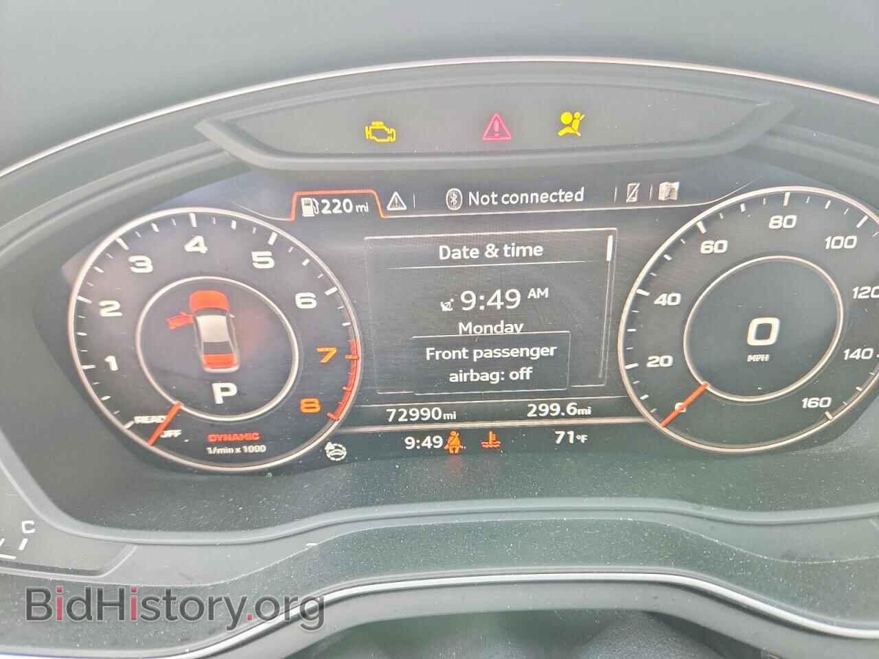 2017 AUDI A4 - VIN: WAUENBF45HN020625 - Photo 9