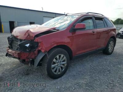 2007 Ford EDGE SEL PLUS, красный — VIN 2FMDK49C37BA89518, Copart