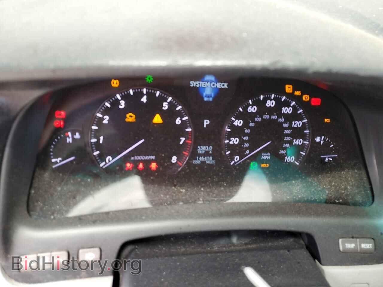 2007 LEXUS LS460 - VIN: JTHGL46F875003541 - Фото 9