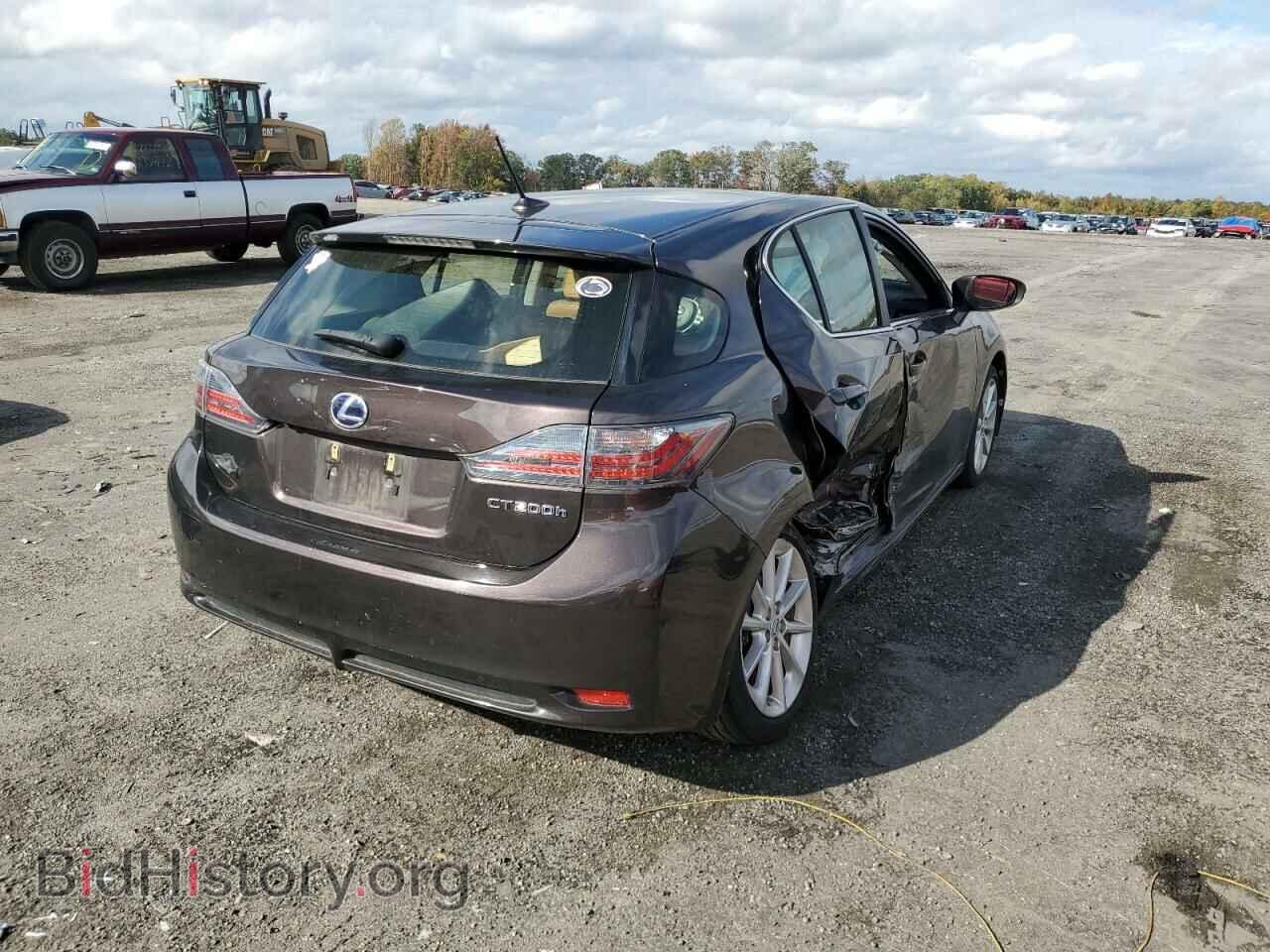 2012 LEXUS CT 200 - VIN: JTHKD5BH9C2078765 - Фото 4
