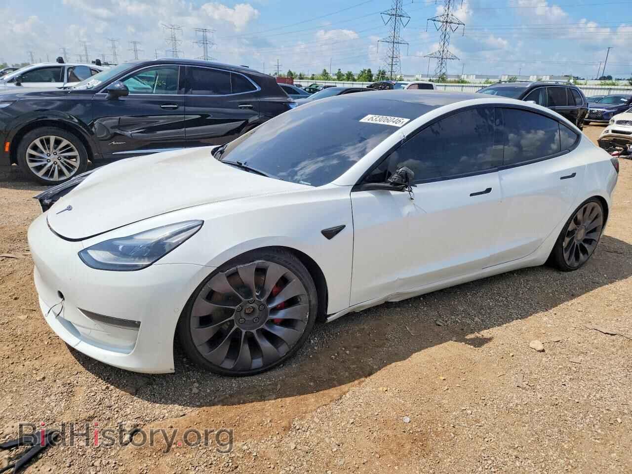 Фотография 5YJ3E1EC3MF984582 - TESLA MODEL 3 2021