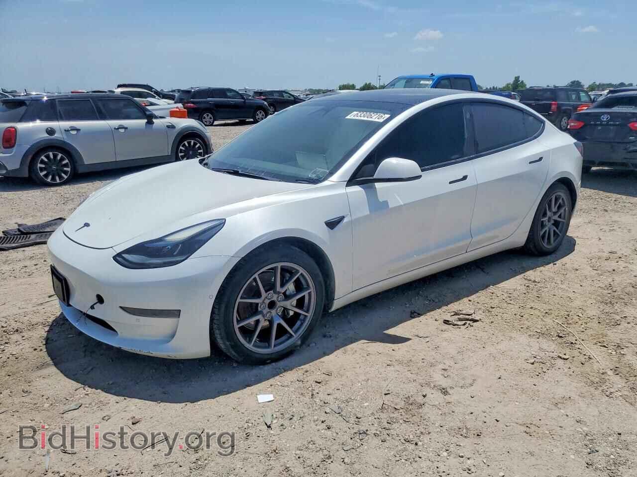 Photo 5YJ3E1EA8MF921654 - TESLA MODEL 3 2021