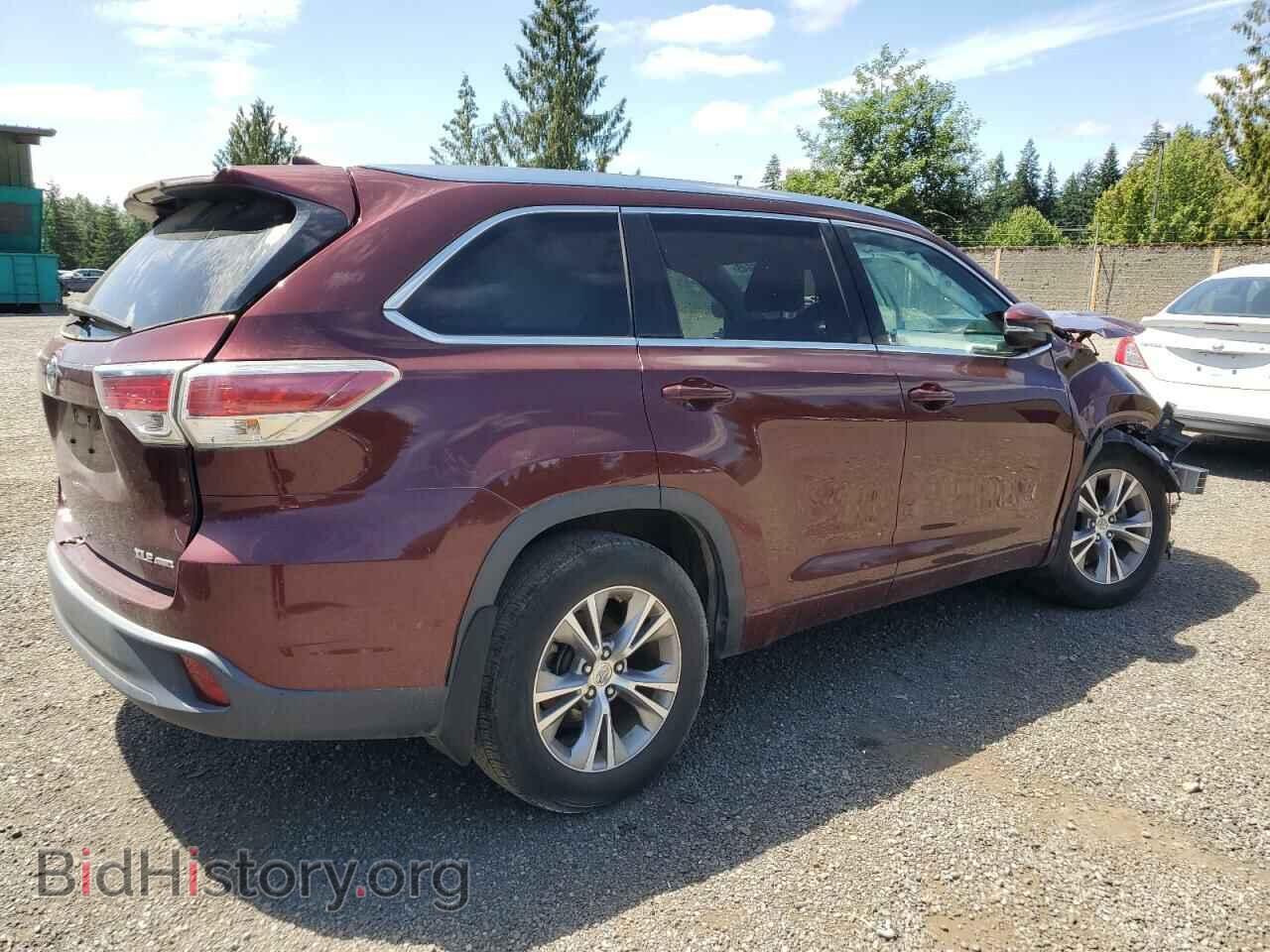 2015 TOYOTA HIGHLANDER - VIN: 5TDJKRFH9FS200820 - Фото 3