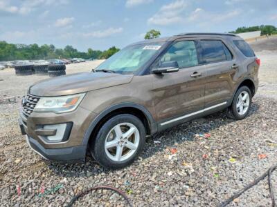 2016 Ford EXPLORER XLT, brown — VIN 1FM5K8D82GGC48150, Copart