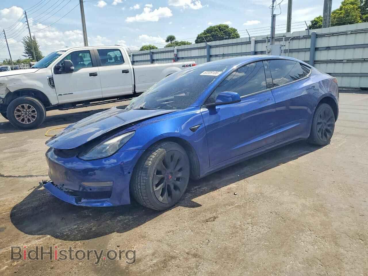 Photo 5YJ3E1EA0MF061538 - TESLA MODEL 3 2021