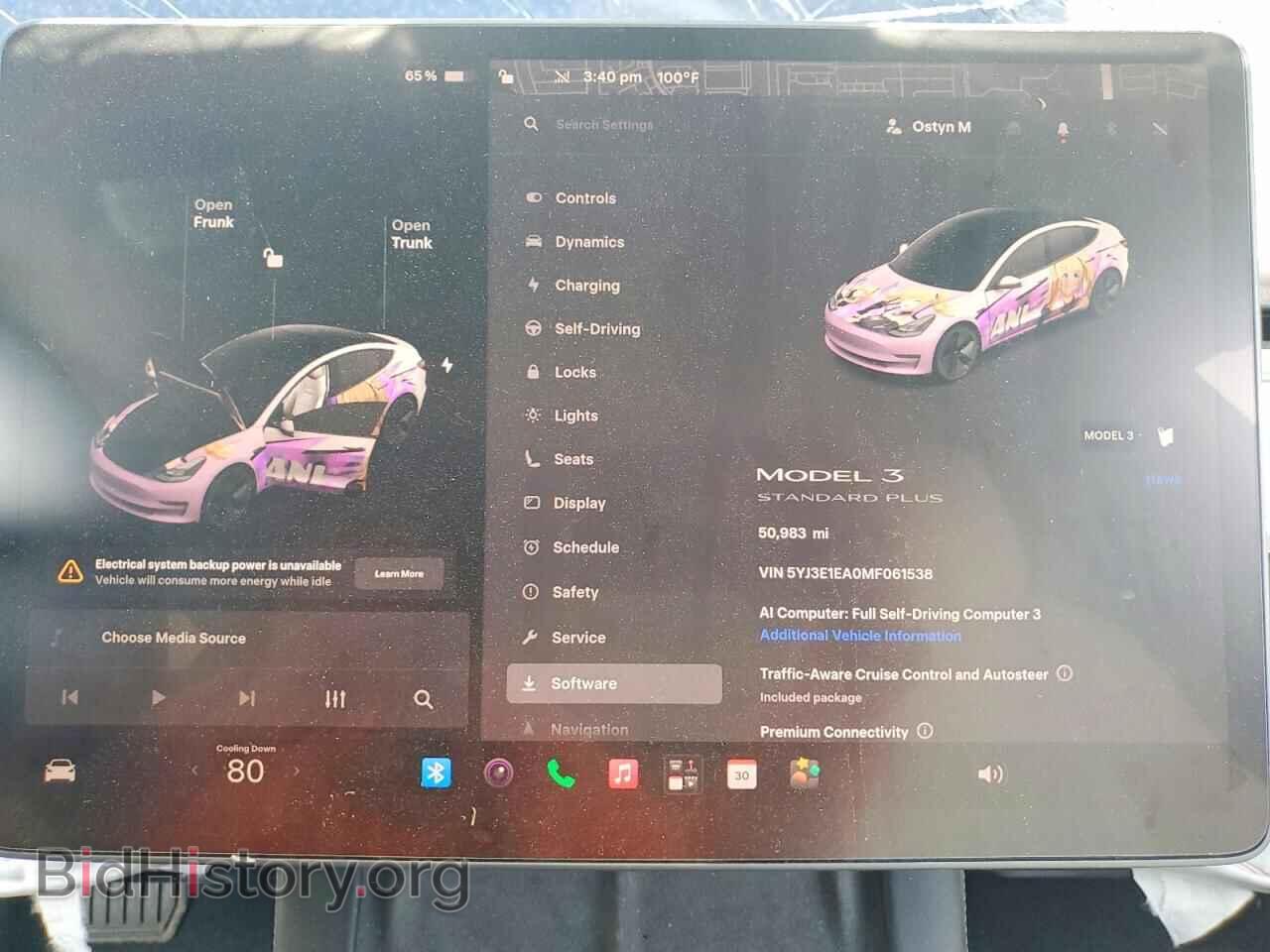 2021 TESLA MODEL 3 - VIN: 5YJ3E1EA0MF061538 - Photo 9