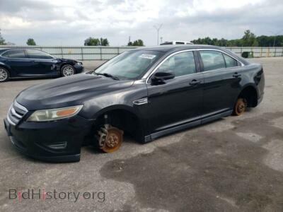 2012 Ford TAURUS SEL, черный — VIN 1FAHP2EW4CG132378, Copart