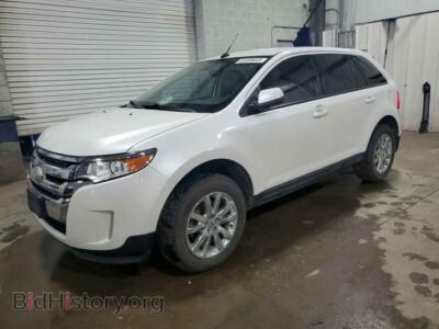 2013 Ford EDGE SEL, белый — VIN 2FMDK4JC2DBB53586, Copart