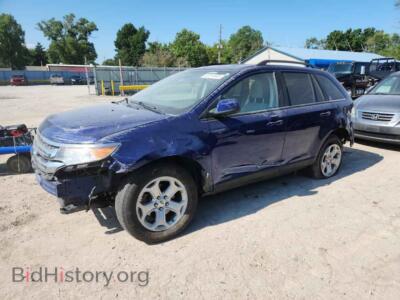 2013 Ford EDGE SEL, синий — VIN 2FMDK4JC3DBC42342, Copart