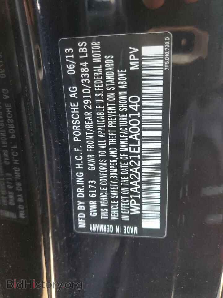2014 PORSCHE CAYENNE - VIN: WP1AA2A21ELA00140 - Фото 13