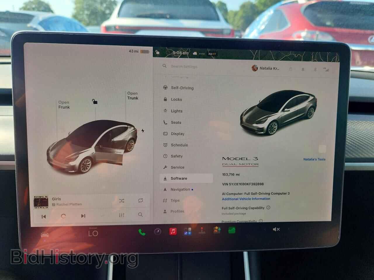 2019 TESLA MODEL 3 - VIN: 5YJ3E1EB0KF392898 - Photo 9