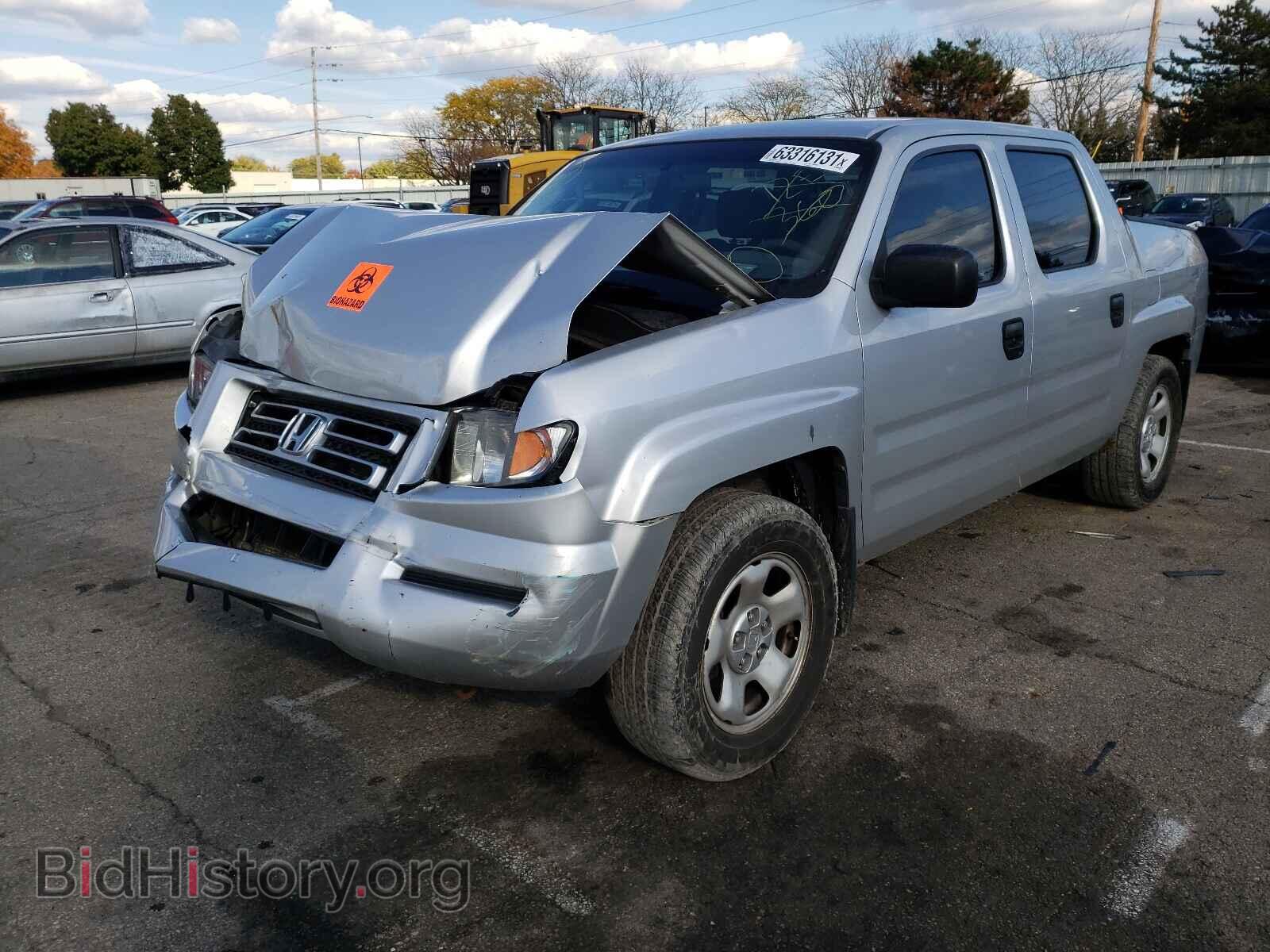 2007 HONDA RIDGELINE - VIN: 2HJYK16297H552075 - Фото 2