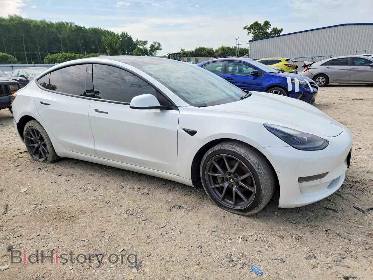 2021 TESLA MODEL 3 - VIN: 5YJ3E1EA0MF986966 - Фото 4