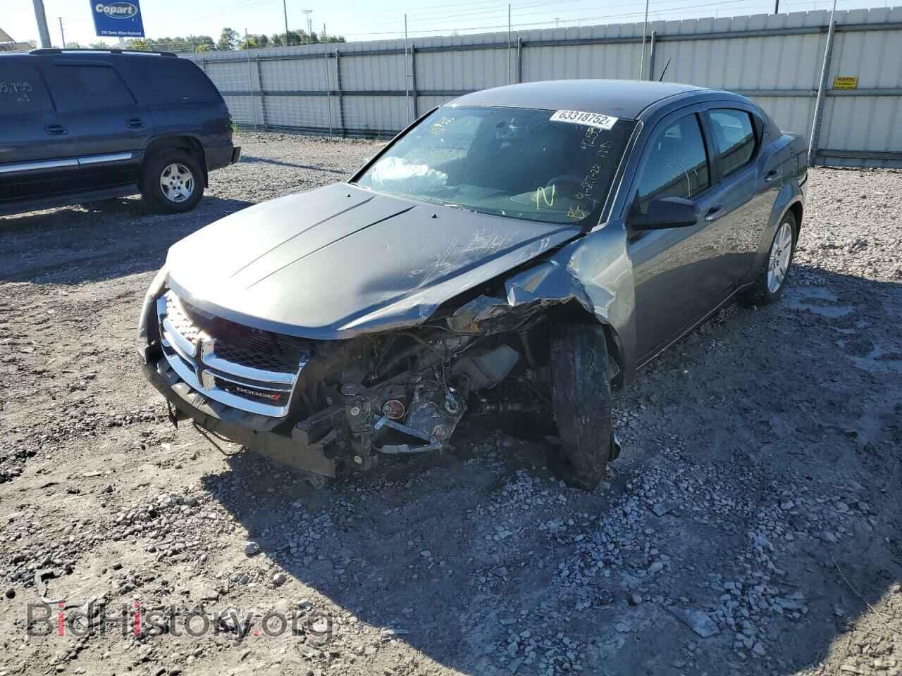 2013 DODGE AVENGER - VIN: 1C3CDZAB5DN504255 - Фото 2