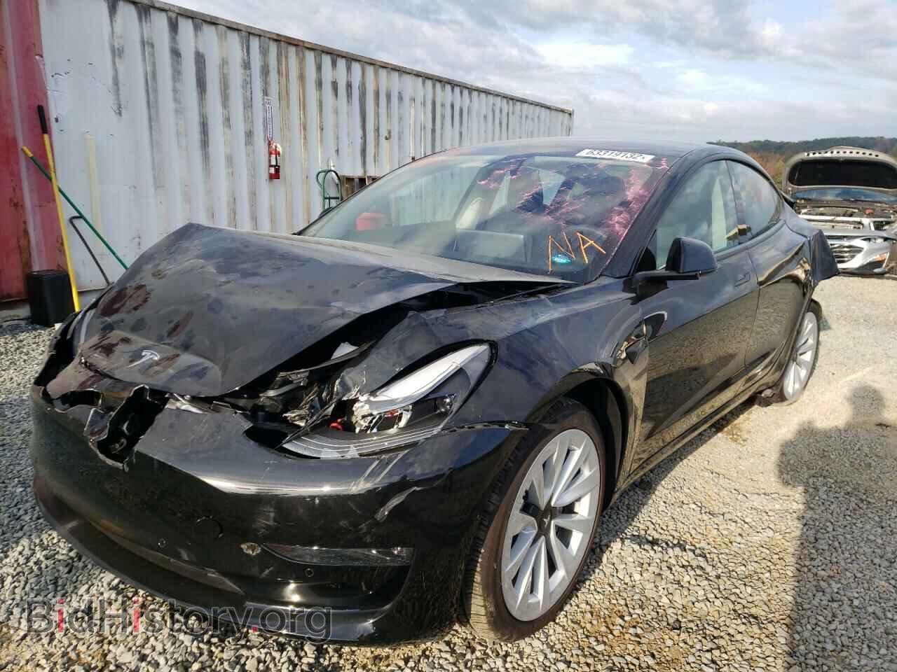2022 TESLA MODEL 3 - VIN: 5YJ3E1EB2NF105047 - Фото 2