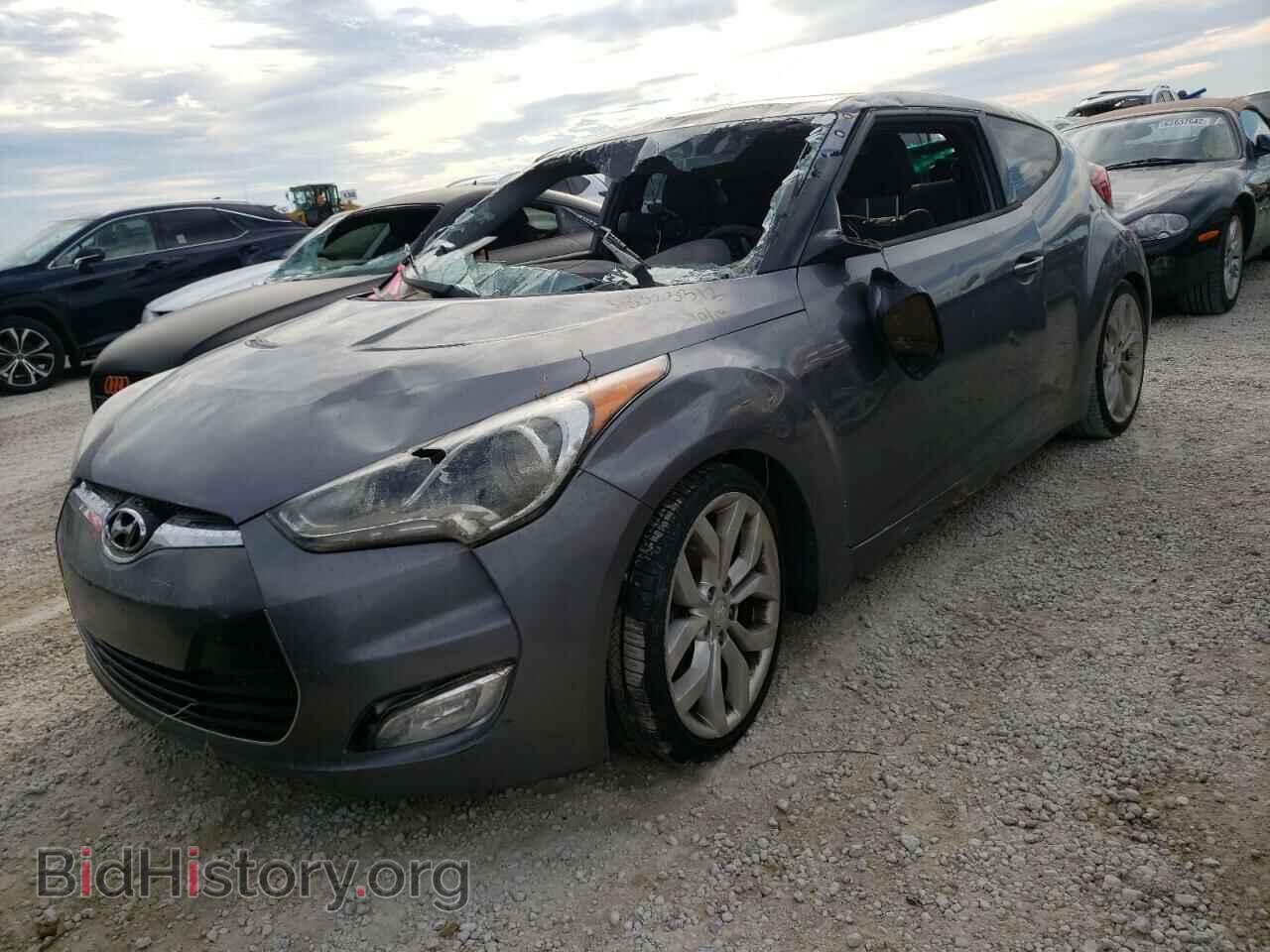 2013 HYUNDAI VELOSTER - VIN: KMHTC6AD2DU123799 - Фото 2
