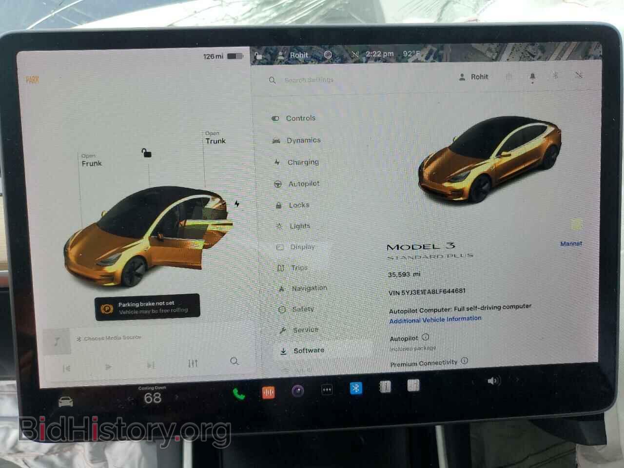 2020 TESLA MODEL 3 - VIN: 5YJ3E1EA8LF644681 - Фото 9