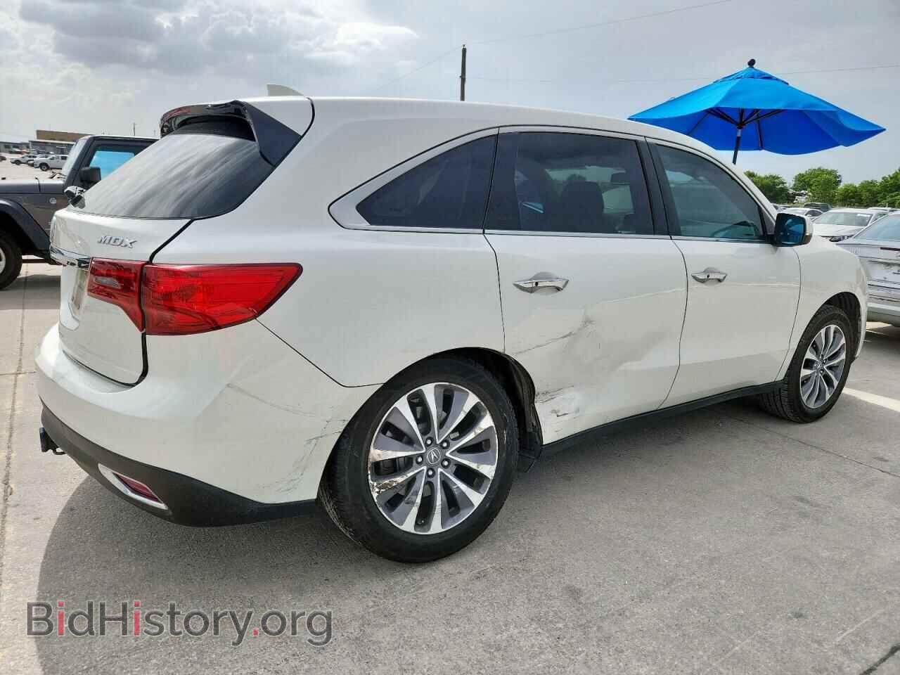 2014 ACURA MDX - VIN: 5FRYD3H40EB004332 - Фото 3
