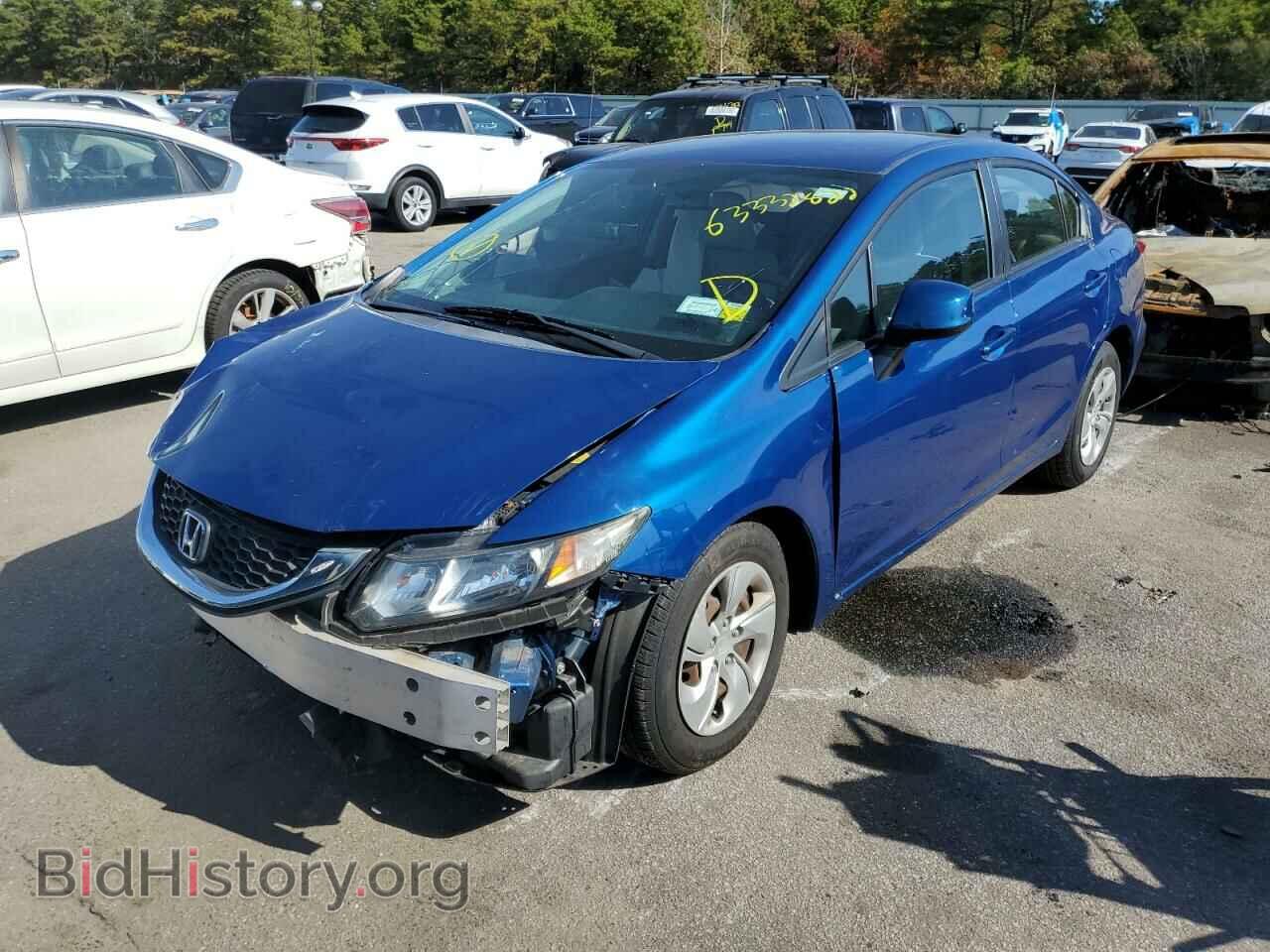 2013 HONDA CIVIC - VIN: 19XFB2F5XDE257490 - Фото 2
