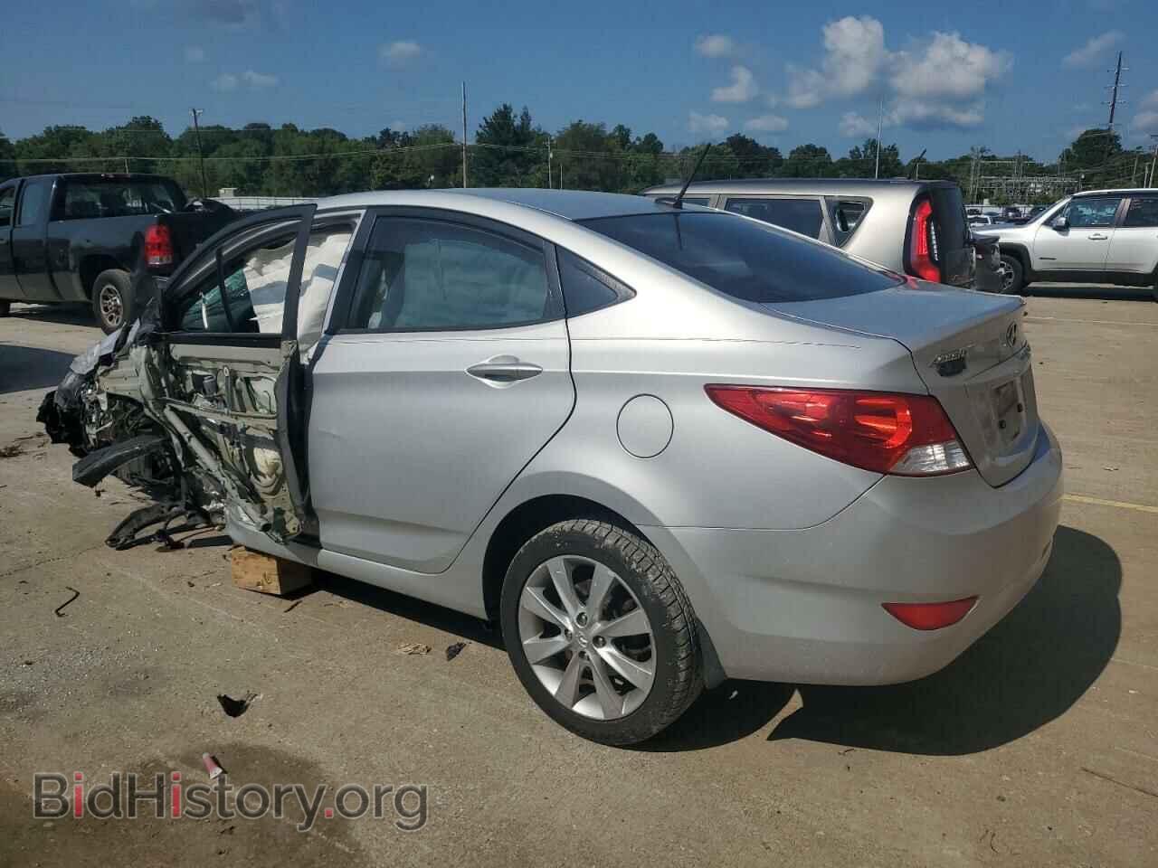 2014 HYUNDAI ACCENT - VIN: KMHCU4AEXEU596281 - Фото 2