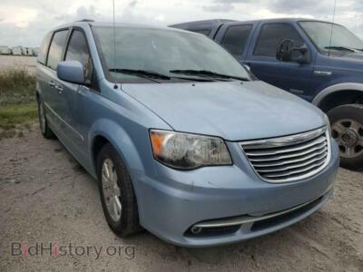 2016 Chrysler MINIVAN Town & COU, синий — VIN 2C4RC1BG0GR253947, Copart