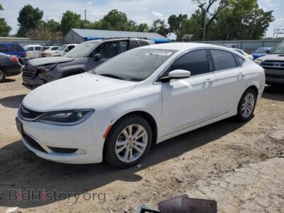 2015 Chrysler 200 Limited, белый — VIN 1C3CCCAB2FN649692, Copart