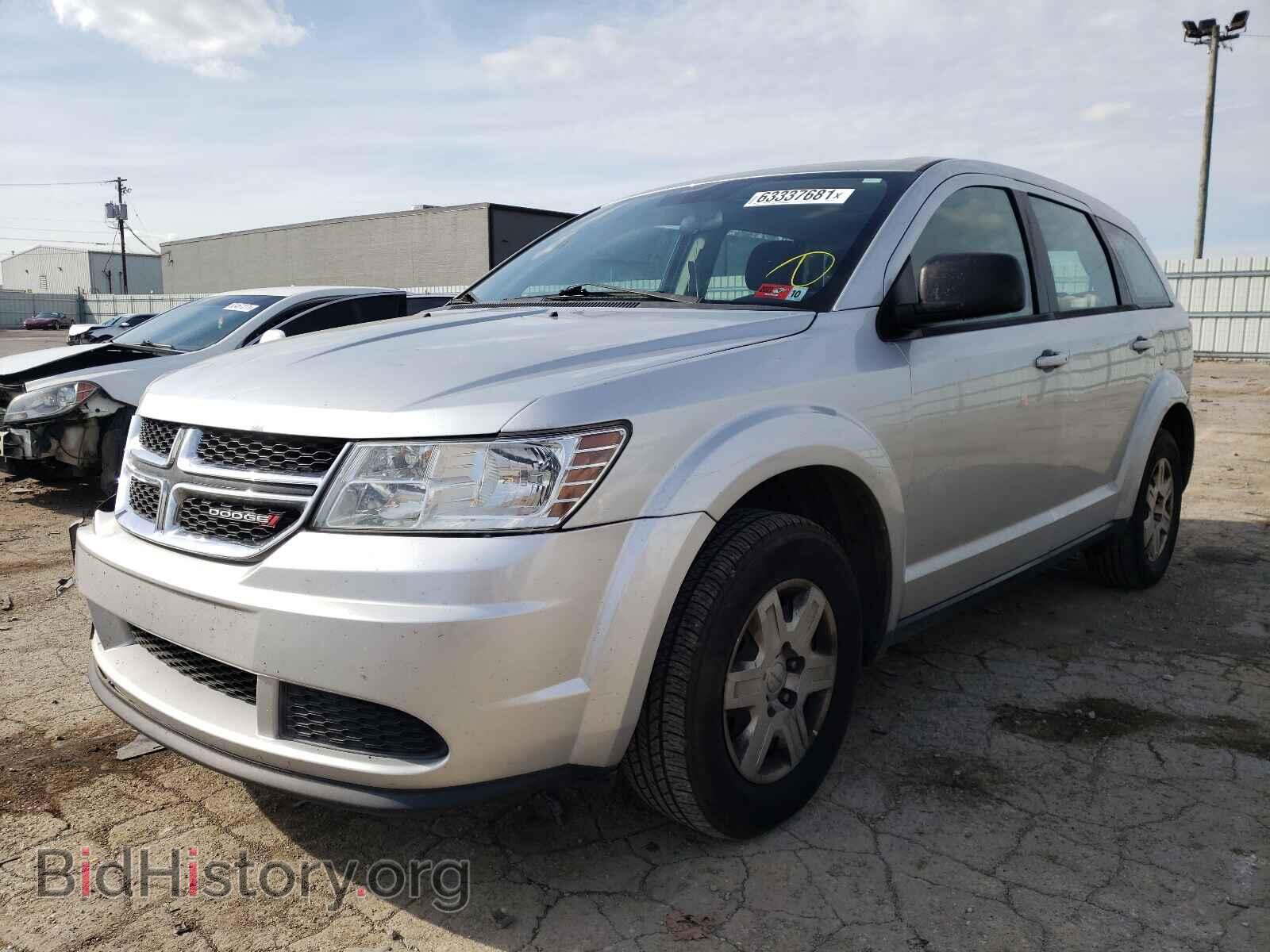 2012 DODGE JOURNEY - VIN: 3C4PDCAB8CT371791 - Фото 2