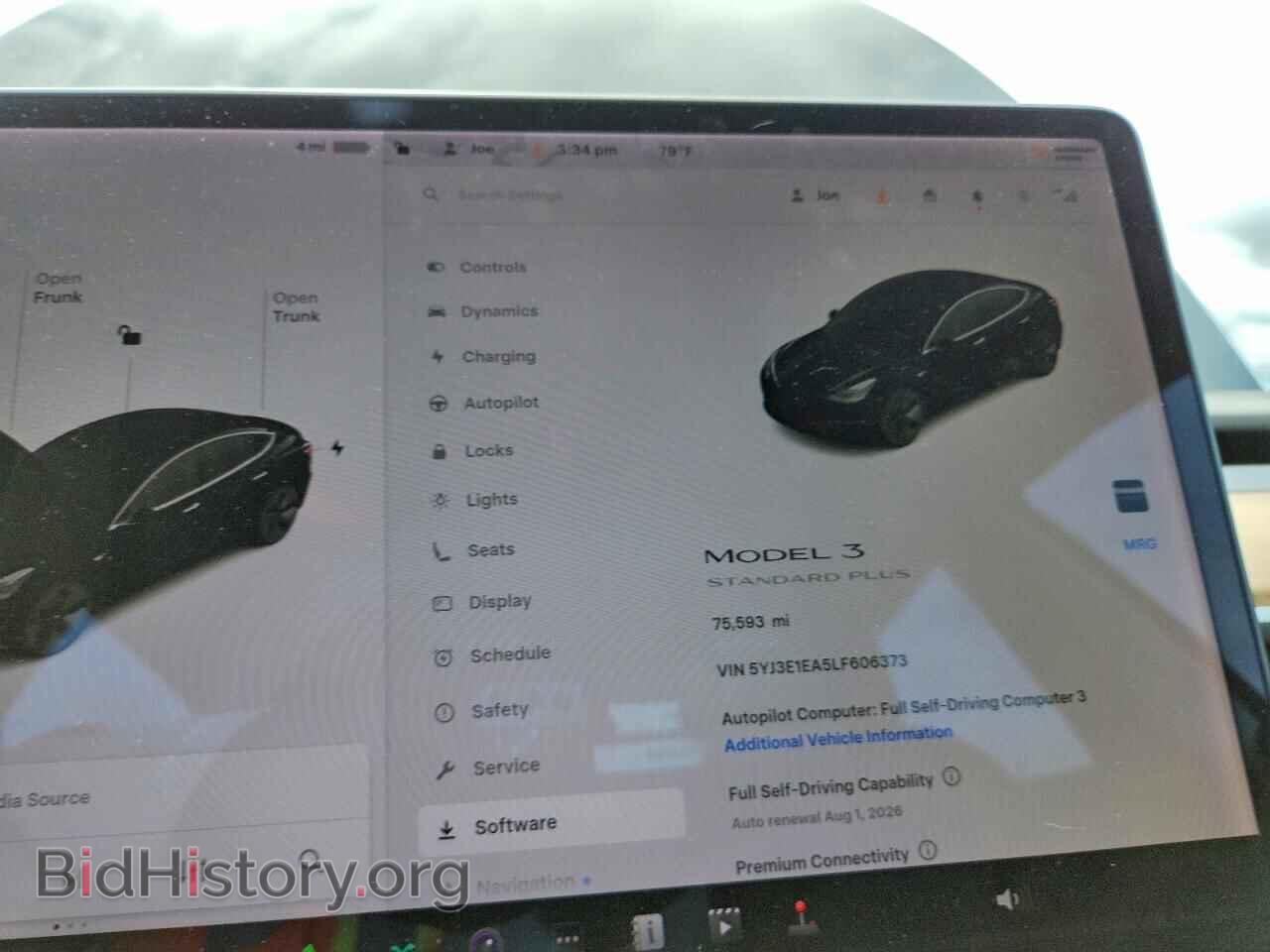 2020 TESLA MODEL 3 - VIN: 5YJ3E1EA5LF606373 - Photo 9
