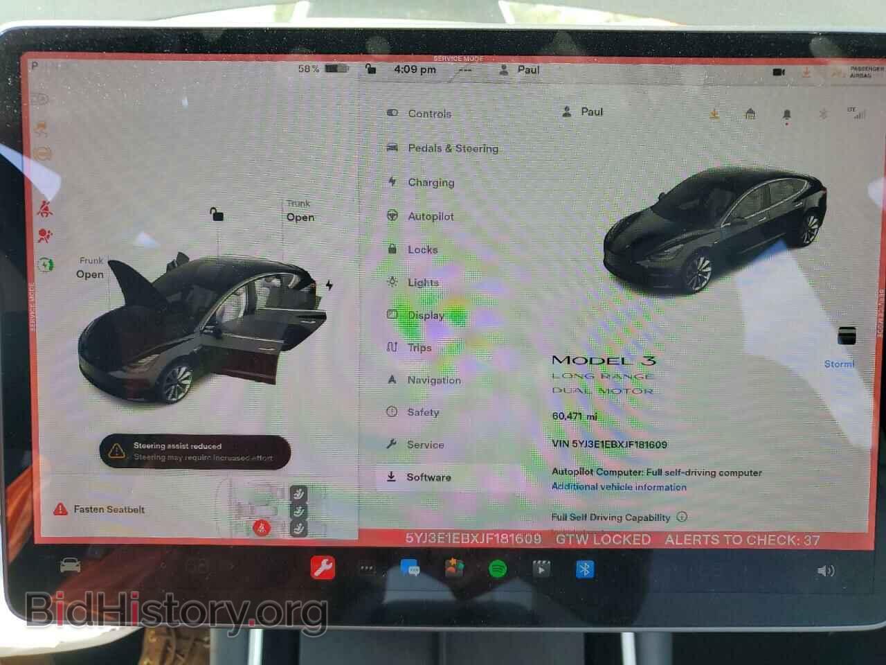 2018 TESLA MODEL 3 - VIN: 5YJ3E1EBXJF181609 - Фото 9